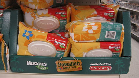 Huggies Target Hawaiian Wipes Case Shelf Tray