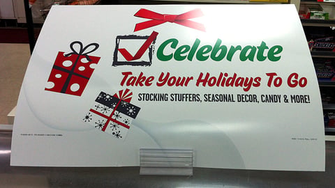 7-Eleven 'Holidays to Go' Sign