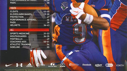Dick's '2012 Football' Table of Contents