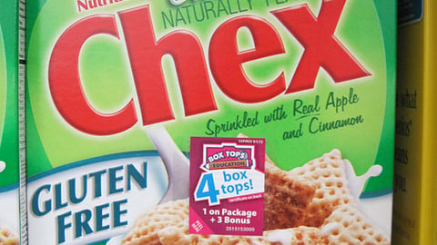 Chex Walmart 'Box Tops' Packaging