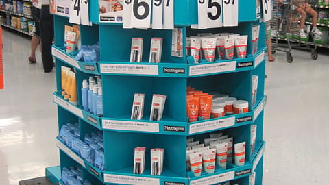 J&J Walmart 'Teen Vogue' Pallet Display