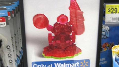 Walmart 'Skylanders' Shelf Sign