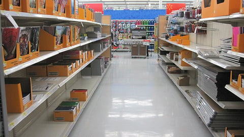 Walmart Back-to-School Aisle