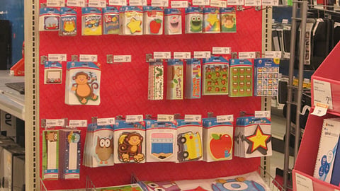 OfficeMax 'Classroom Decor' Endcap