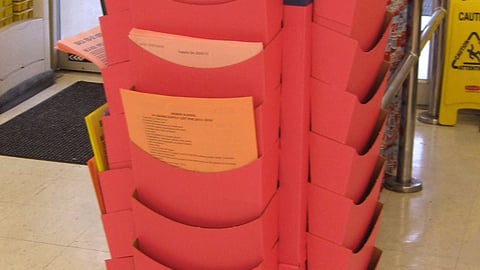 OfficeMax 'School Lists' Floorstand
