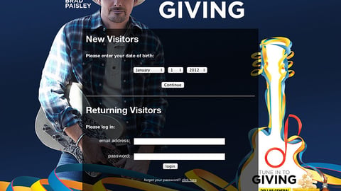 Dollar General PepsiCo 'Tune In to Giving' Home Page