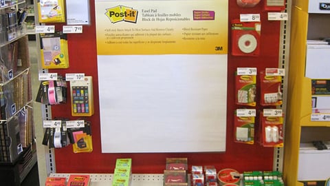 Office Depot 3M Back-to-School Endcap