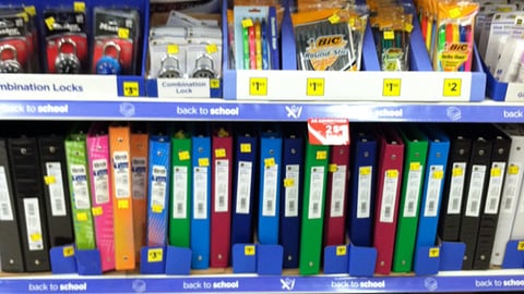 Dollar General Back to School Channel Strips