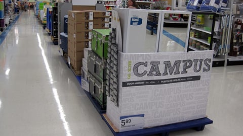 Meijer 'Back to Campus' Pallet Display