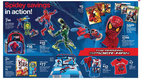 Target 'Spider-Man' Circular Spread