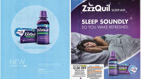 ZzzQuil 'Sleep Soundly' FSI