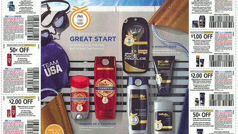 Gillette Old Spice 'Great Start' FSI