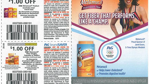 Metamucil 'Like a Champ' FSI