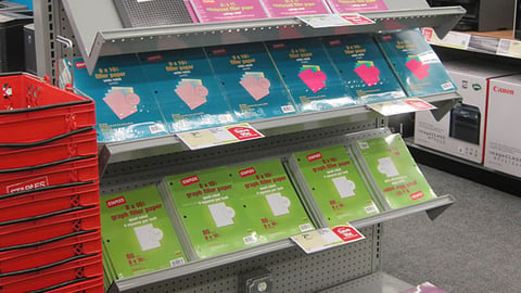 Staples 'Back To Savings' Endcap