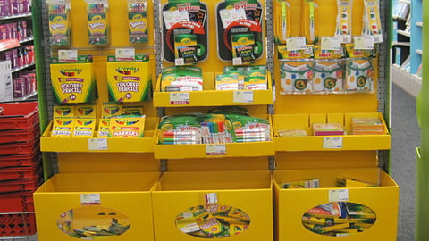 Crayola 'School List' Display
