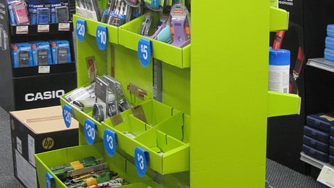 Staples 'Tech Accessories' Back-to-School Display