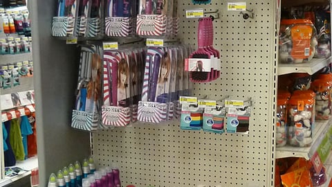 Target 'College Stuff' Hair Care Endcap