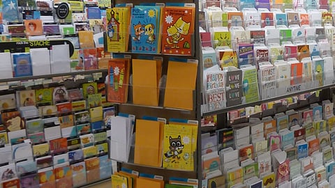 Target Back-to-School Greeting Card Endcap