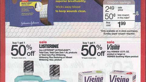 J&J Walgreens 'Healthy Essentials' FSI