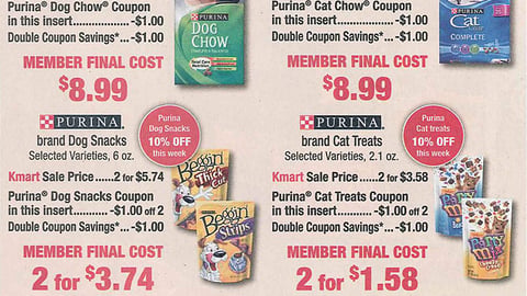Purina Kmart 'Healthy and Strong' FSI