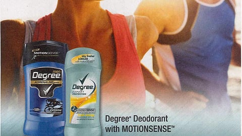 Degree Walmart 'MotionSense' FSI