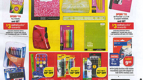 CVS 'Back to School for a Buck' Feature
