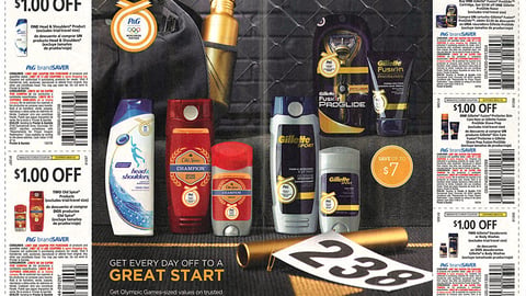 P&G Men's Care 'Great Start' FSI