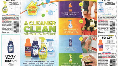P&G 'Cleaner Clean' FSI