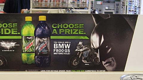 Mountain Dew 7-Eleven 'Dark Knight' Header