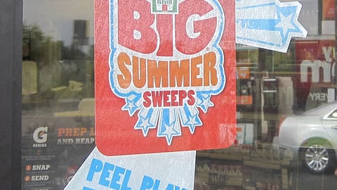 7-Eleven 'Big Summer' Window Cling