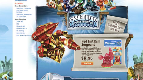 Walmart 'Skylanders: Spyro's Adventure' Microsite