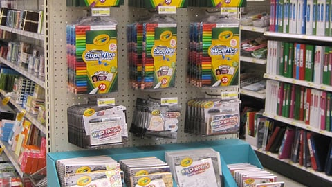 Target 'Has It All' Crayola Endcap