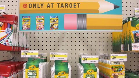 Target Crayola Framed Shelf Sign