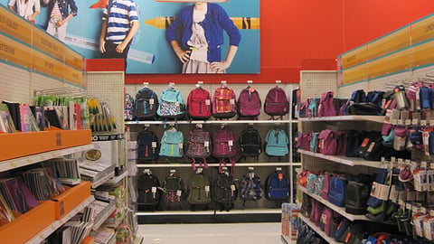 Target 'Kids' Back-to-School Aisle
