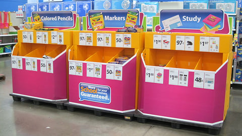 Walmart 'More School' Pallet Train