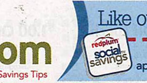 Redplum 'Social Savings' Header Graphic