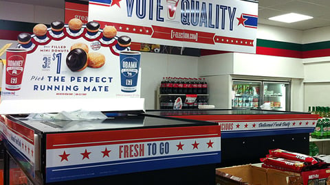 7-Eleven '7-Election' Signage