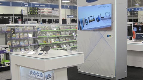 Best Buy 'Demo Area' Display
