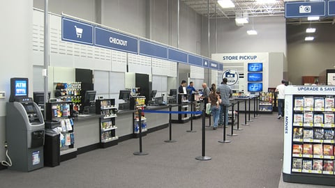 Best Buy Checkout Counter
