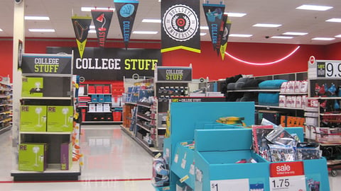 Target 'College Stuff' Seasonal Merchandising