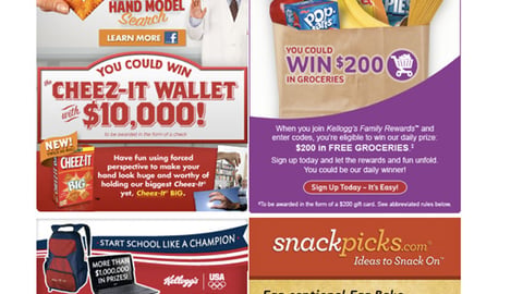 Kellogg '4 Ways to Win' Email