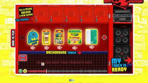 H-E-B 'Back to School Beats' Game Page