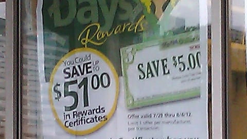 ShopRite 'Dollar Days' Window Poster