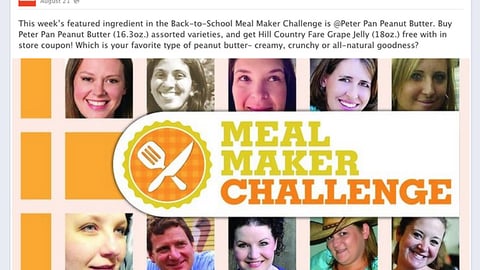 H-E-B 'Meal Maker Challenge' Facebook Update
