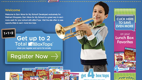 Mills Walmart 'Earn More' Website