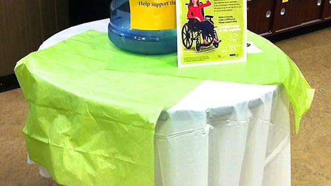 Vons MDA Fundraising Table Display