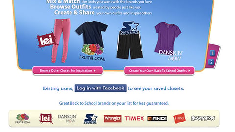 Walmart.com 'Closet Creator'