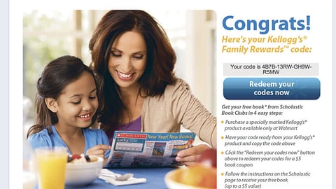 Walmart 'Scholastic Book Offer' Facebook Tab