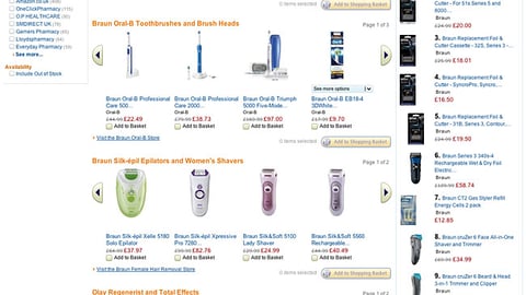 Amazon.co.uk P&G Olympics Web Page
