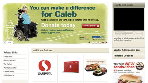 Safeway 'Make a Difference' Carousel Ad